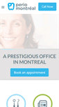 Mobile Screenshot of periomontreal.com